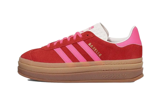 Adidas Gazelle Bold Collegiate Red Lucid Pink