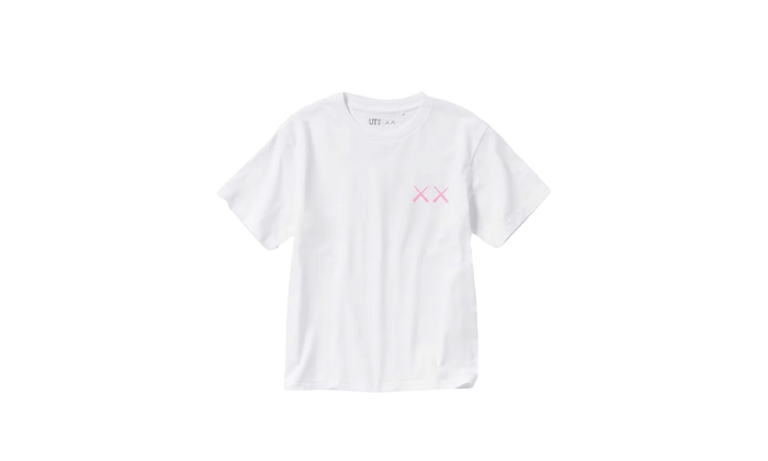 Uniqlo T-Shirt KAWS Pink Graphic Enfant