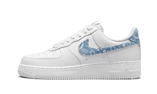 Nike Air Force 1 Low '07 Essential White Worn Blue Paisley
