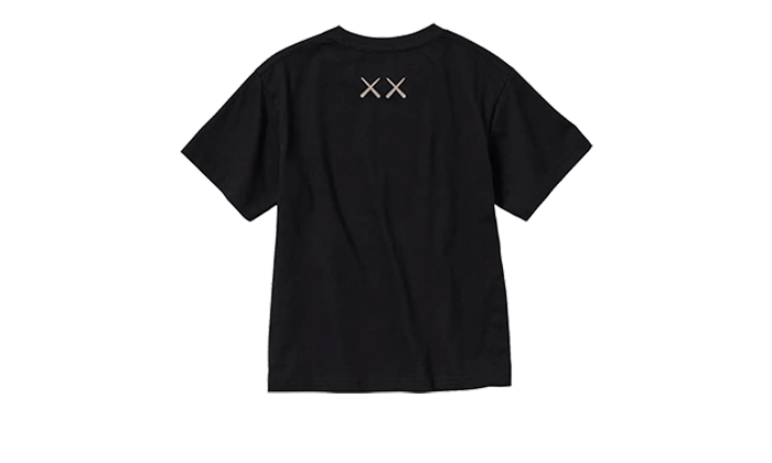 Uniqlo T-Shirt KAWS Black Graphic