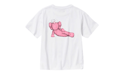 Uniqlo T-Shirt KAWS Pink Graphic (Asian Sizing)